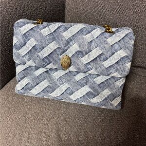 Denim Kurt Geiger large Kensington Shoulder Handbag